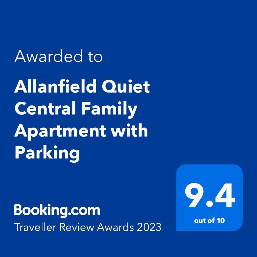 Allanfield Quiet Central Family Apartment With Parking เอดินบะระ ภายนอก รูปภาพ